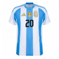 Argentína Alexis Mac Allister #20 Domáci futbalový dres Copa America 2024 Krátky Rukáv